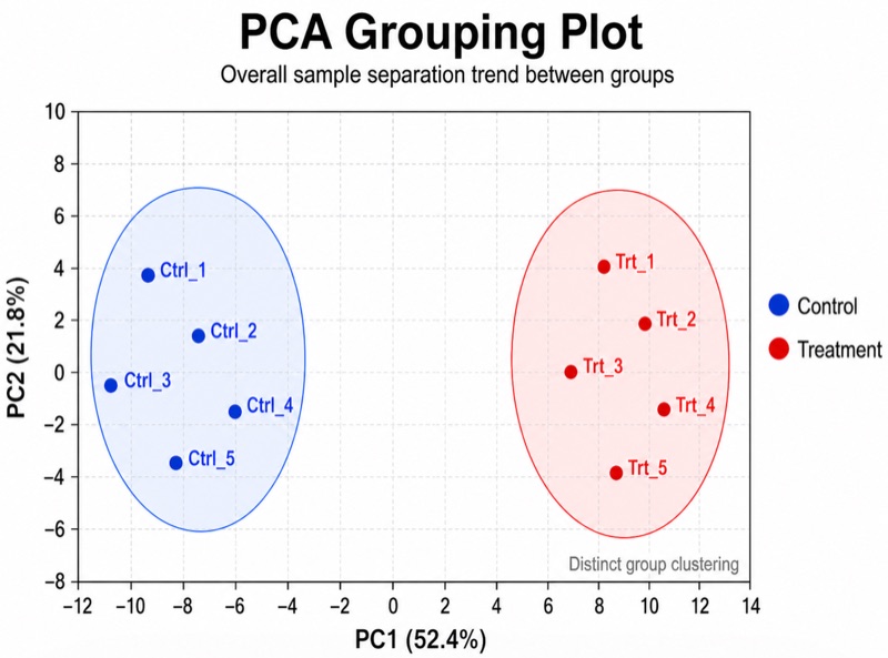 PCA 分组图
